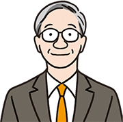 富永靖弘社長のイラスト