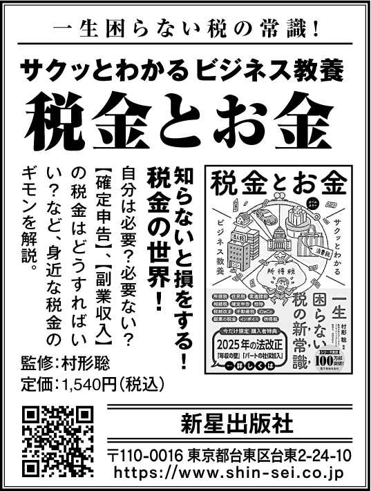 日経新聞 5段12割広告