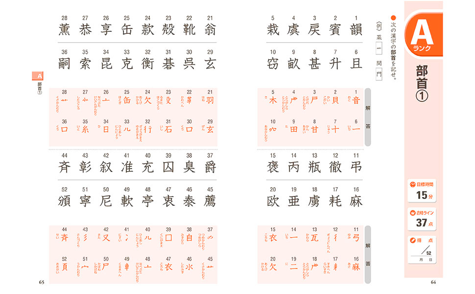 2023年度版 頻出度順 漢字検定準2級 合格！問題集／漢字学習教育推進